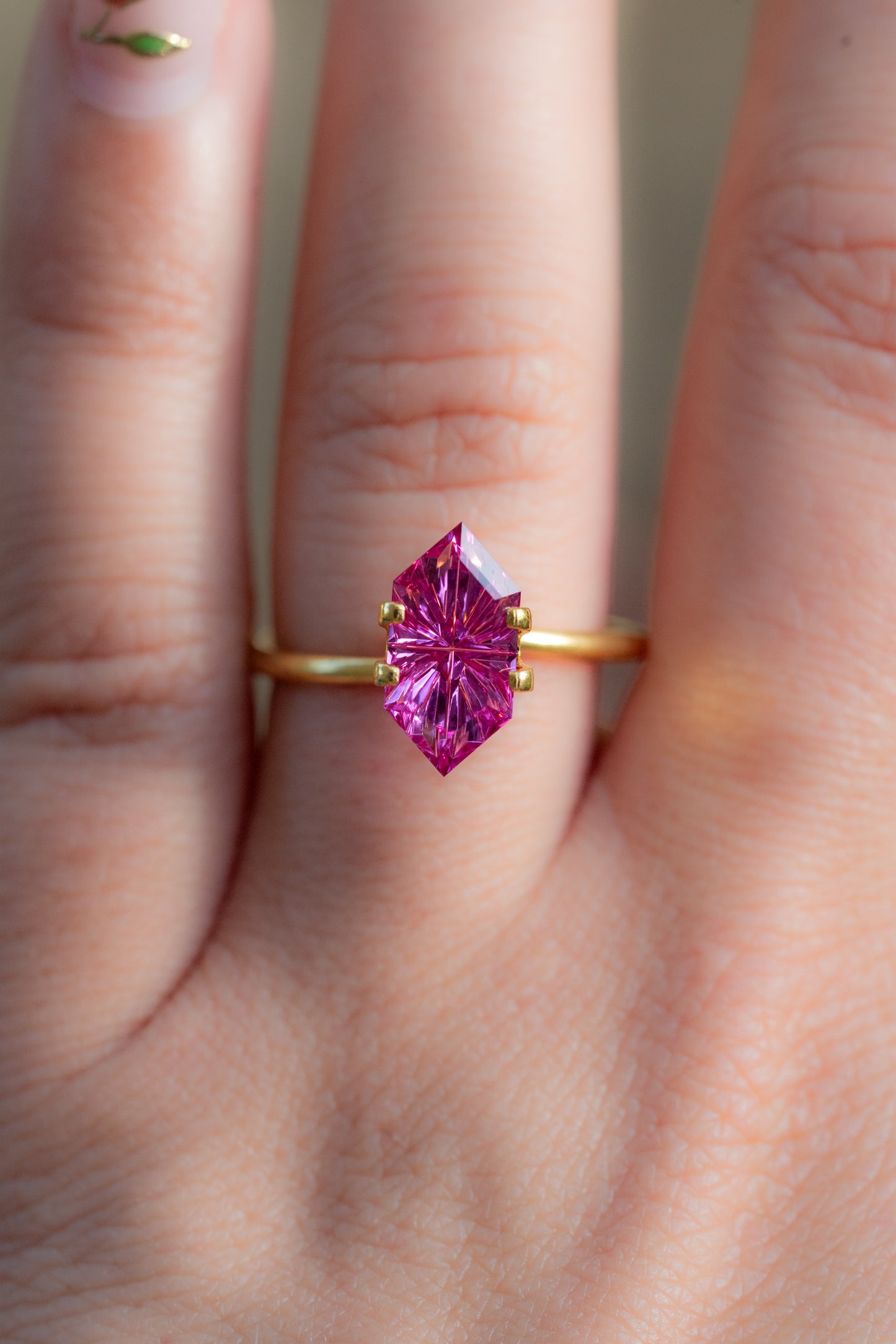 2.07 Carat Hot Pink Lab Sapphire