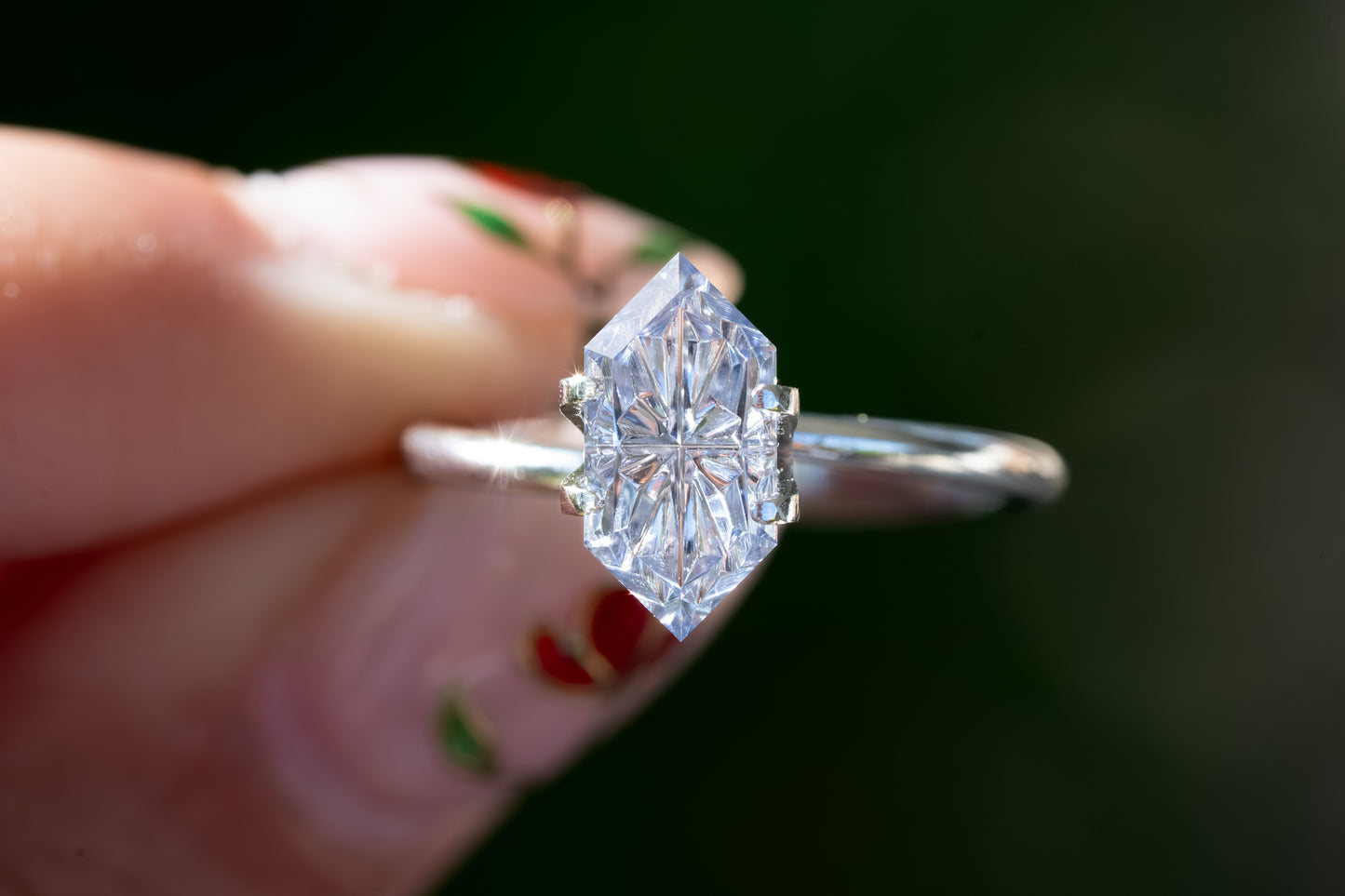 2.12 Carat Periwinkle Blue Lab Sapphire