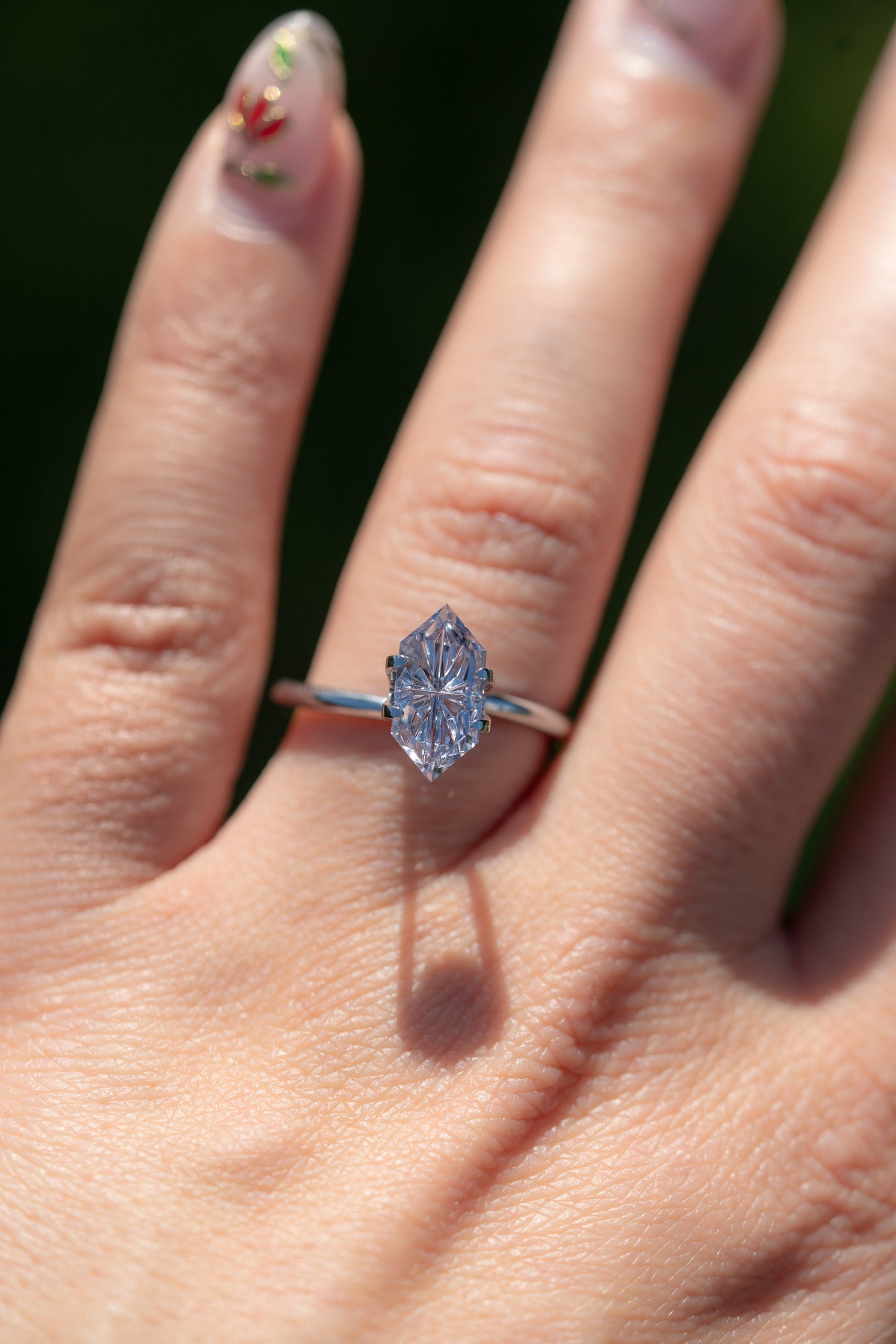 2.12 Carat Periwinkle Blue Lab Sapphire