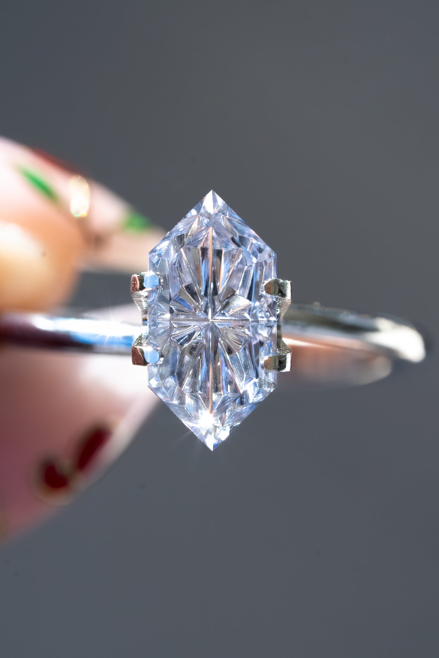 2.12 Carat Periwinkle Blue Lab Sapphire