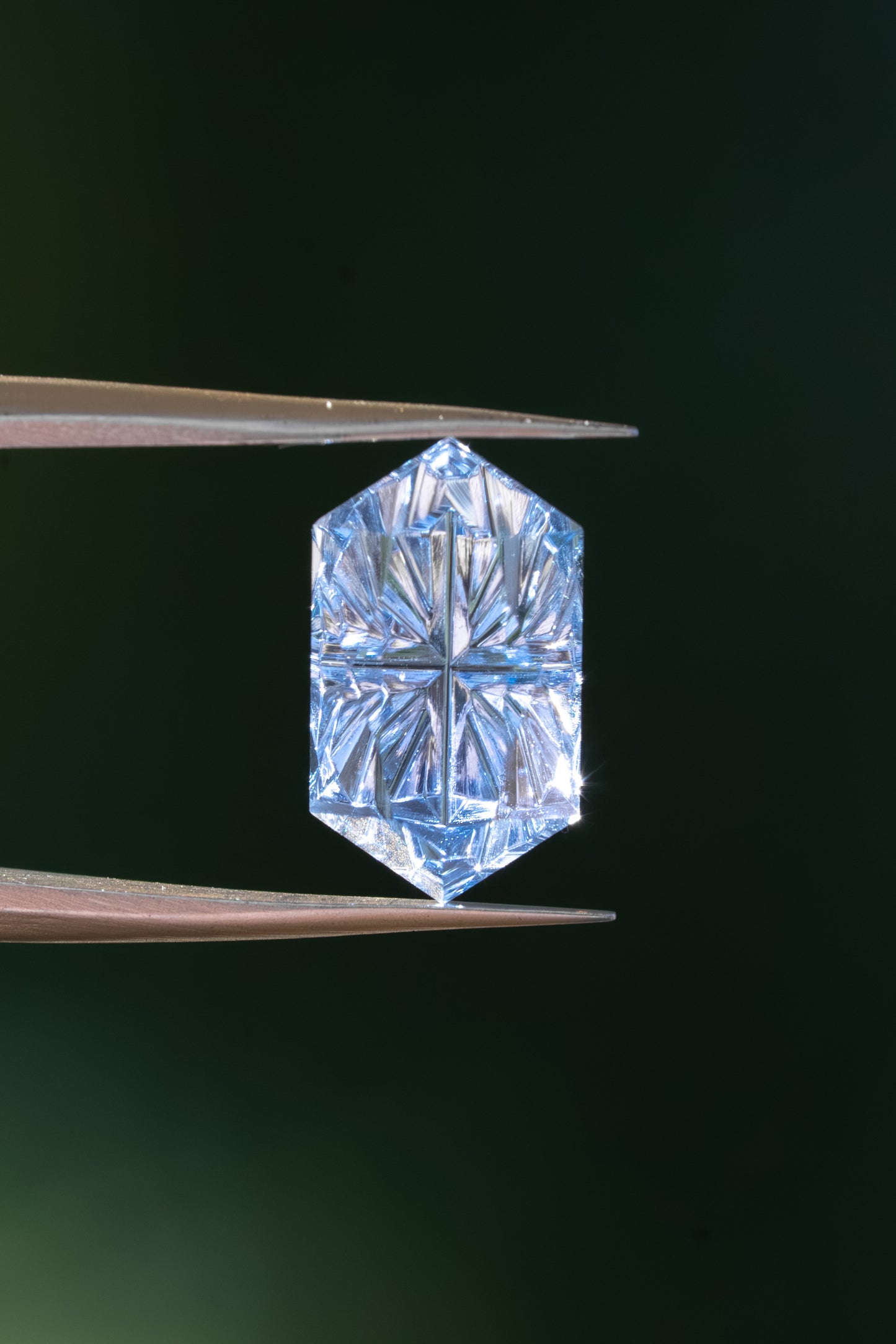 2.16 Carat Periwinkle Blue Fantasy Cut Madagascar Sapphire