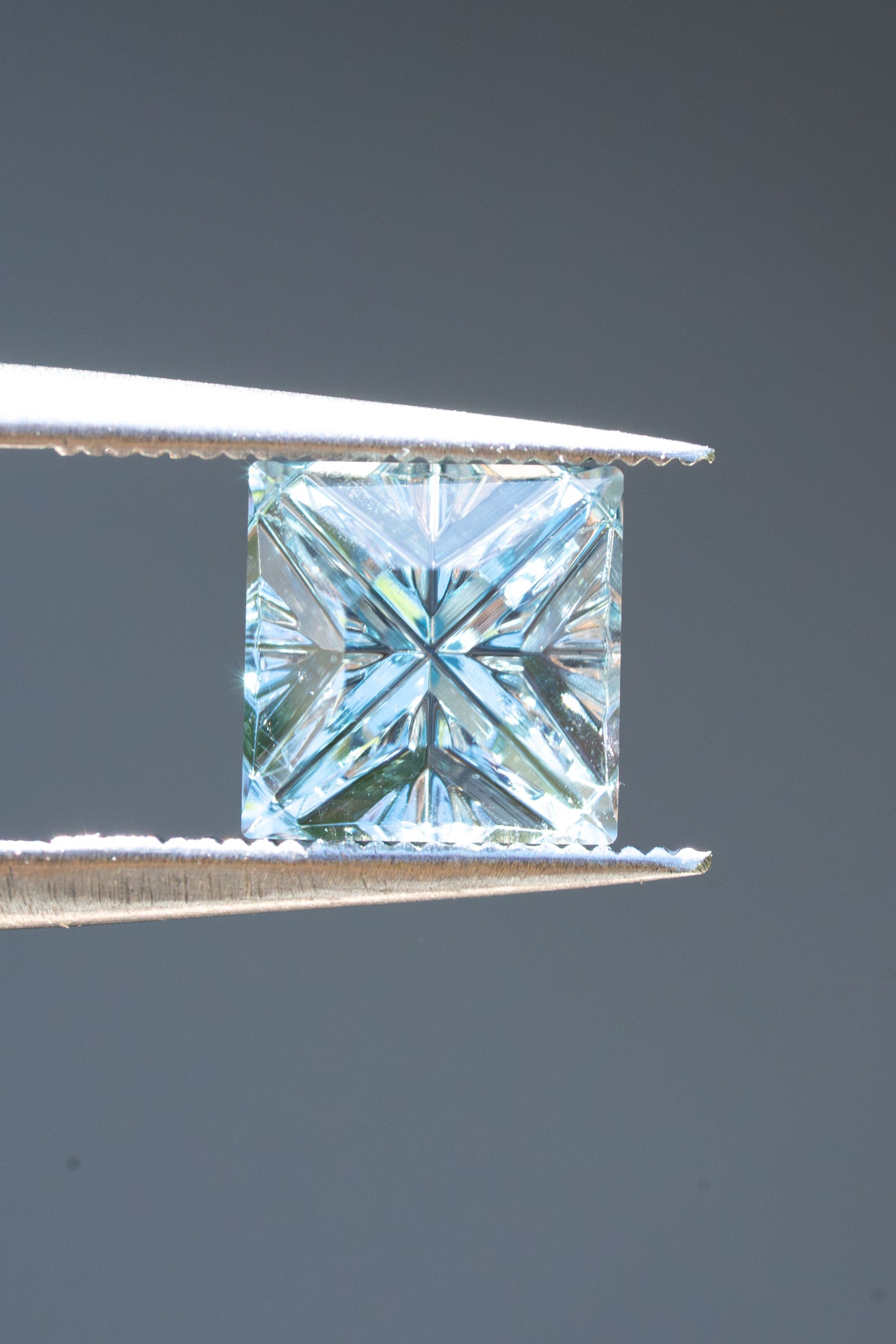 2.22 Carat Icy Blue Lab Sapphire