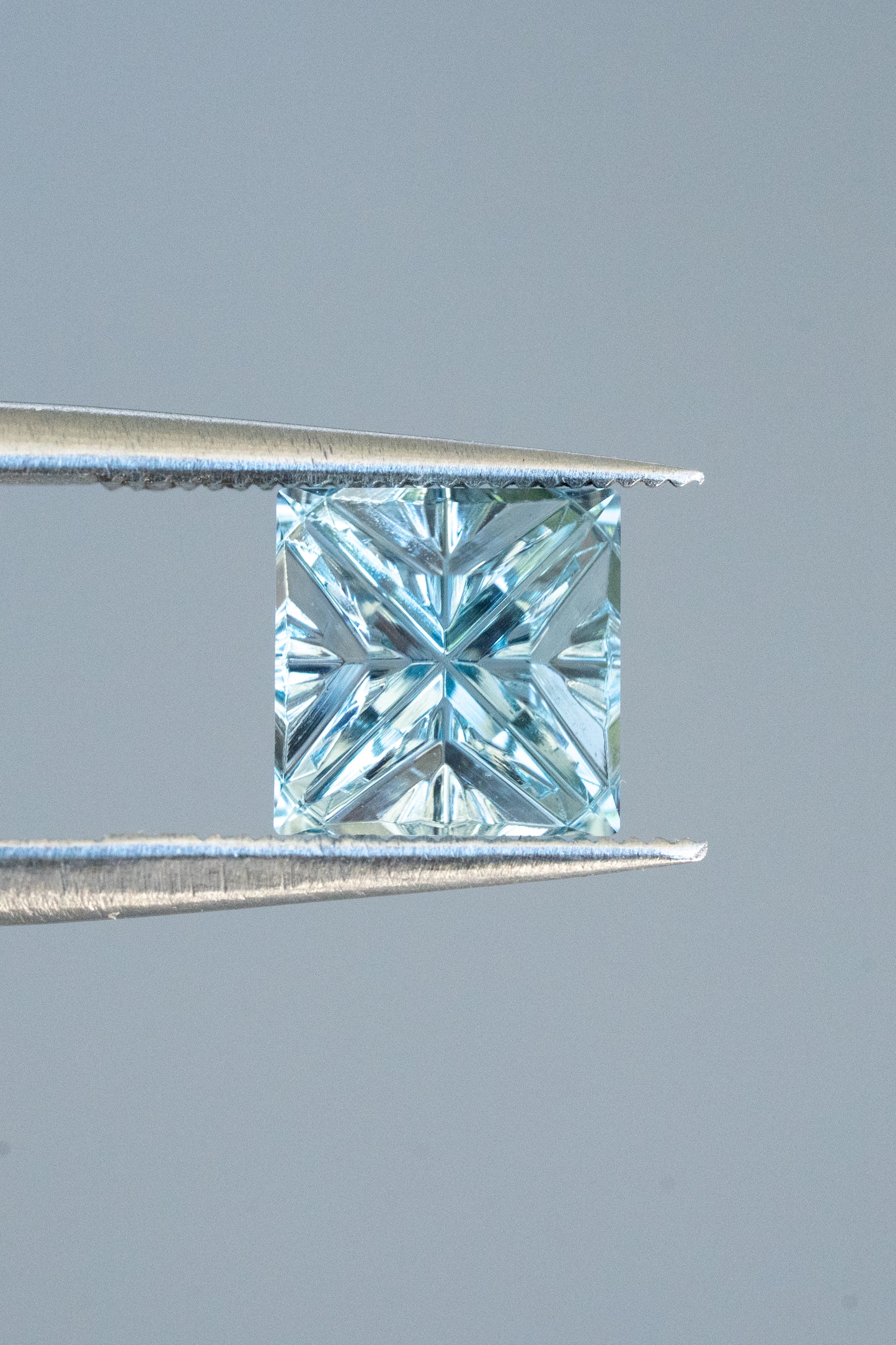 2.22 Carat Icy Blue Lab Sapphire
