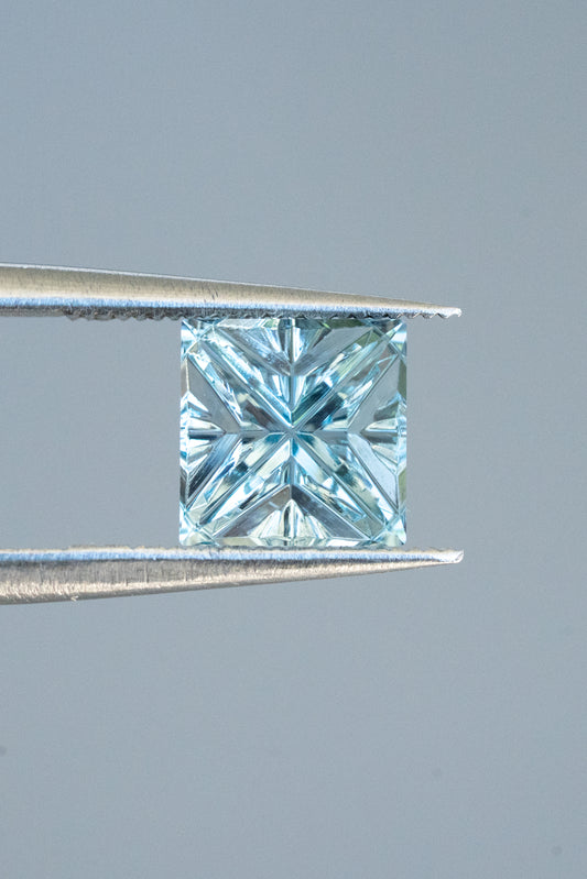 2.22 Carat Icy Blue Lab Sapphire