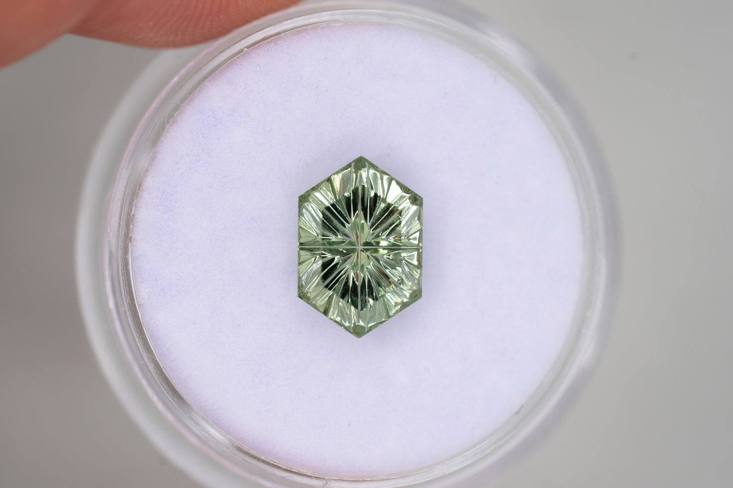 2.44 Carat Unheated Teal Green Montana Sapphire