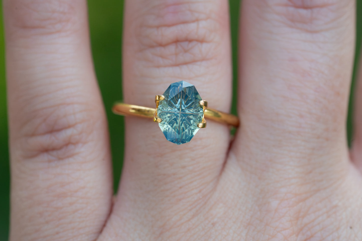2.54 Carat "Aurora" Fantasy Cut Nigerian Sapphire