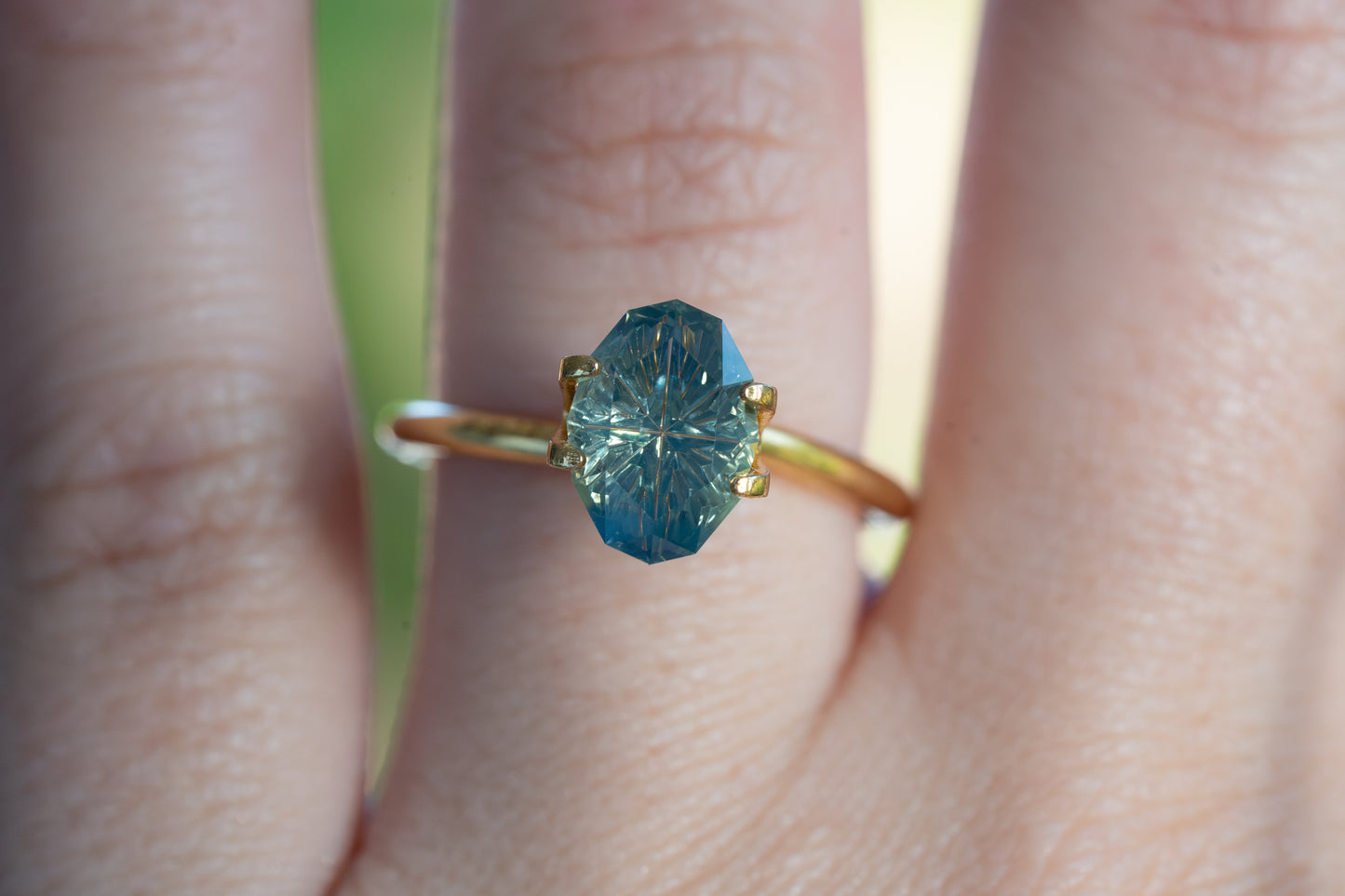 2.54 Carat "Aurora" Fantasy Cut Nigerian Sapphire