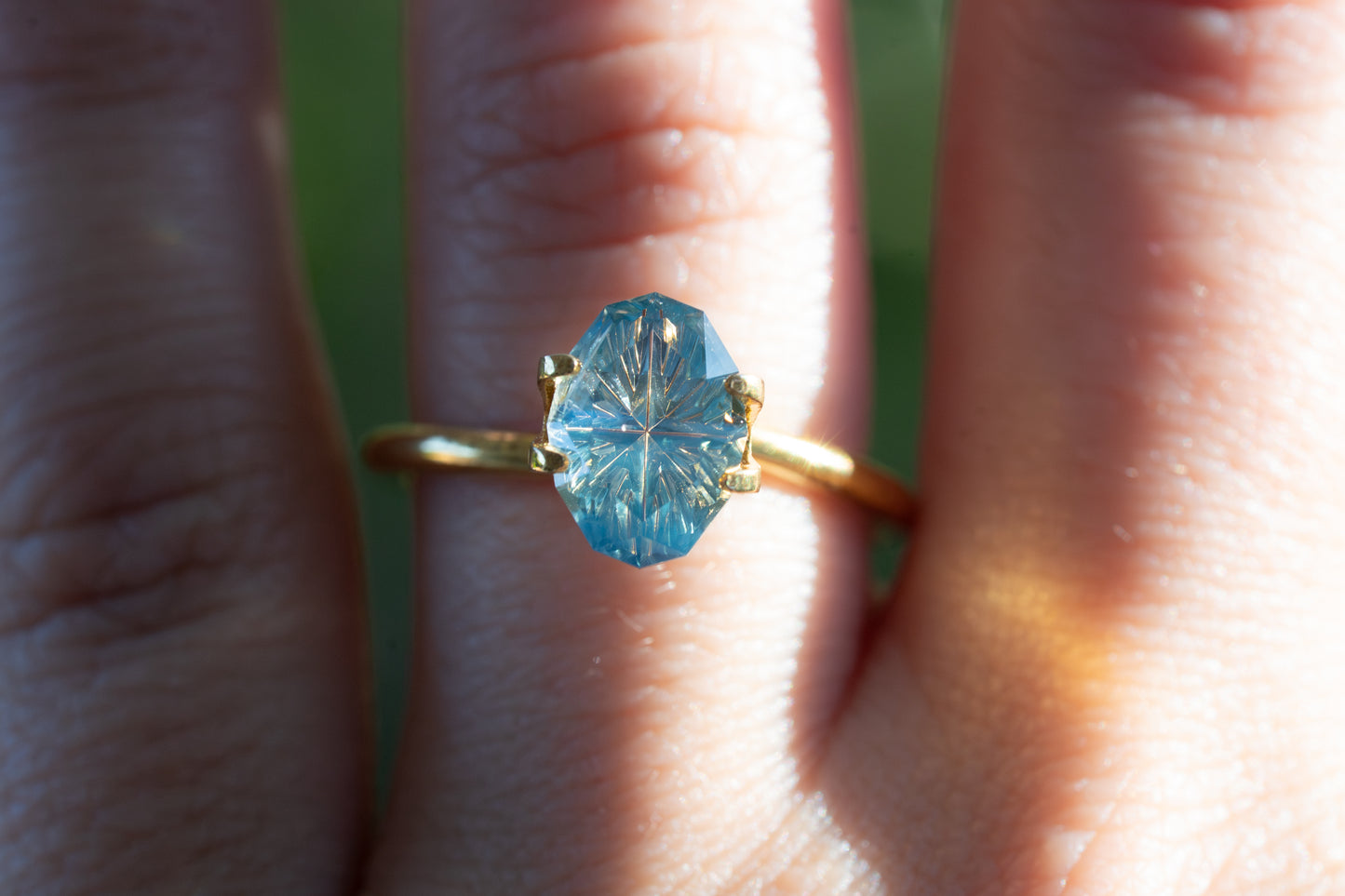 2.54 Carat "Aurora" Fantasy Cut Nigerian Sapphire