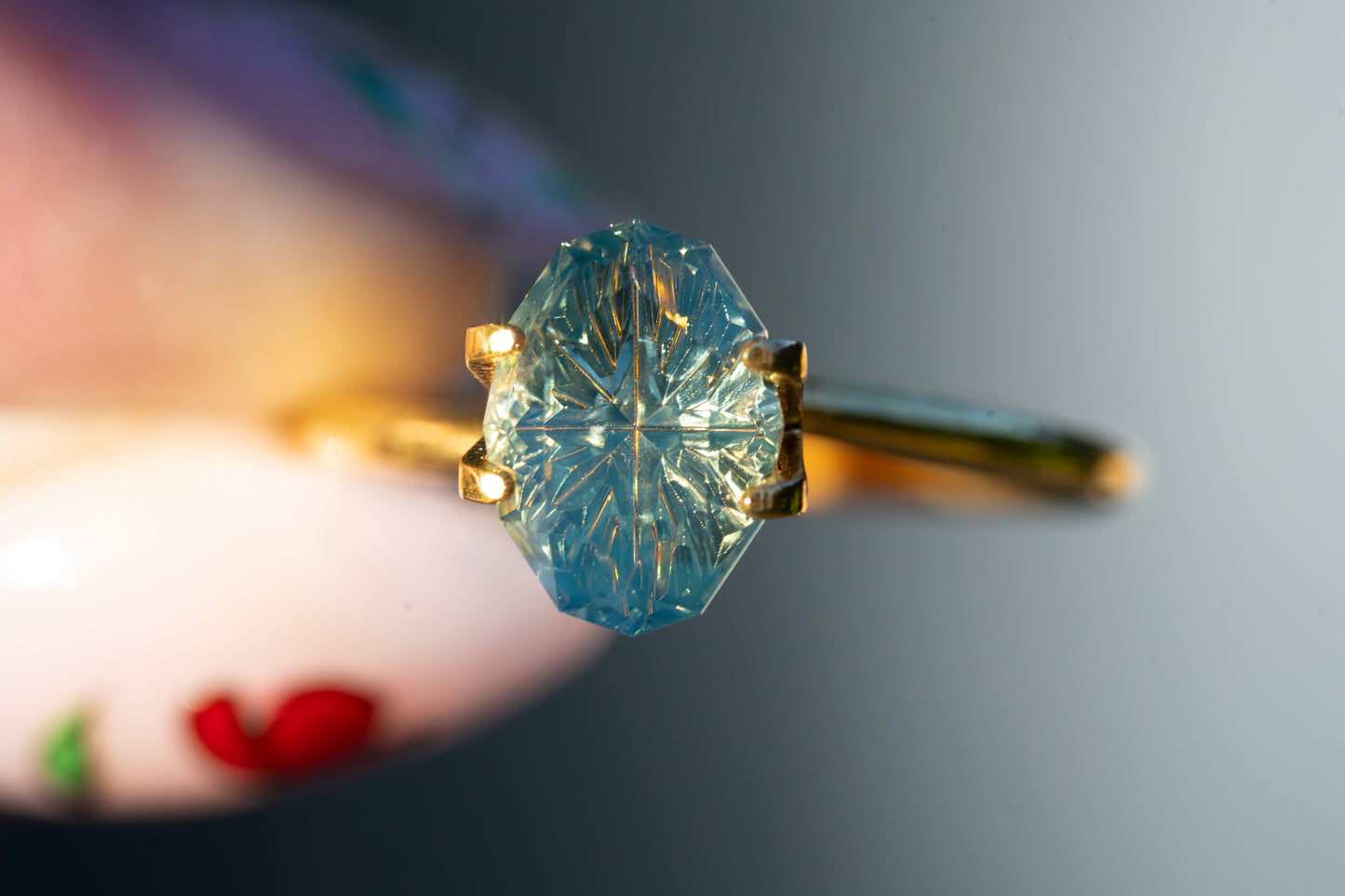 2.54 Carat "Aurora" Fantasy Cut Nigerian Sapphire