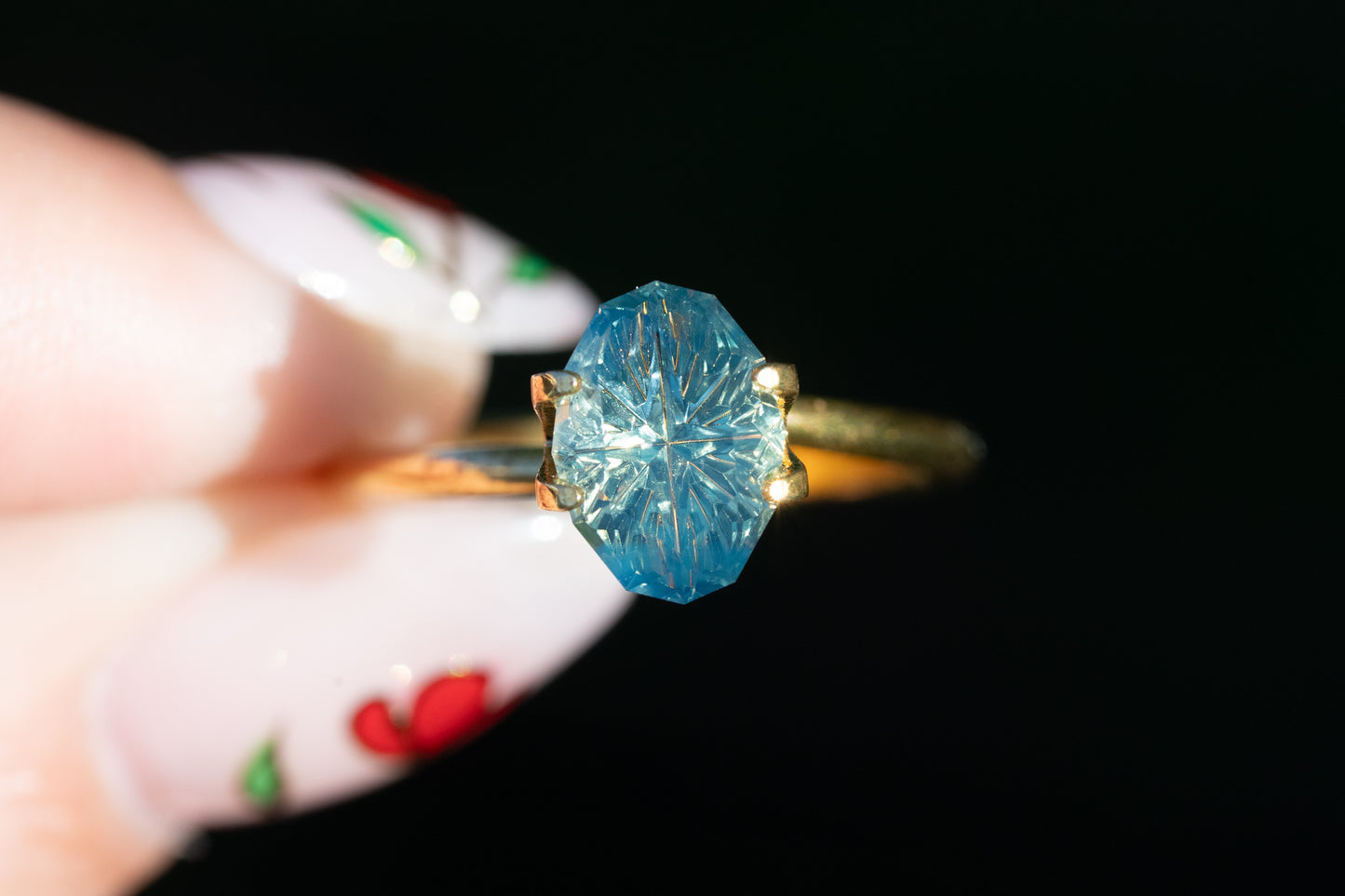 2.54 Carat "Aurora" Fantasy Cut Nigerian Sapphire