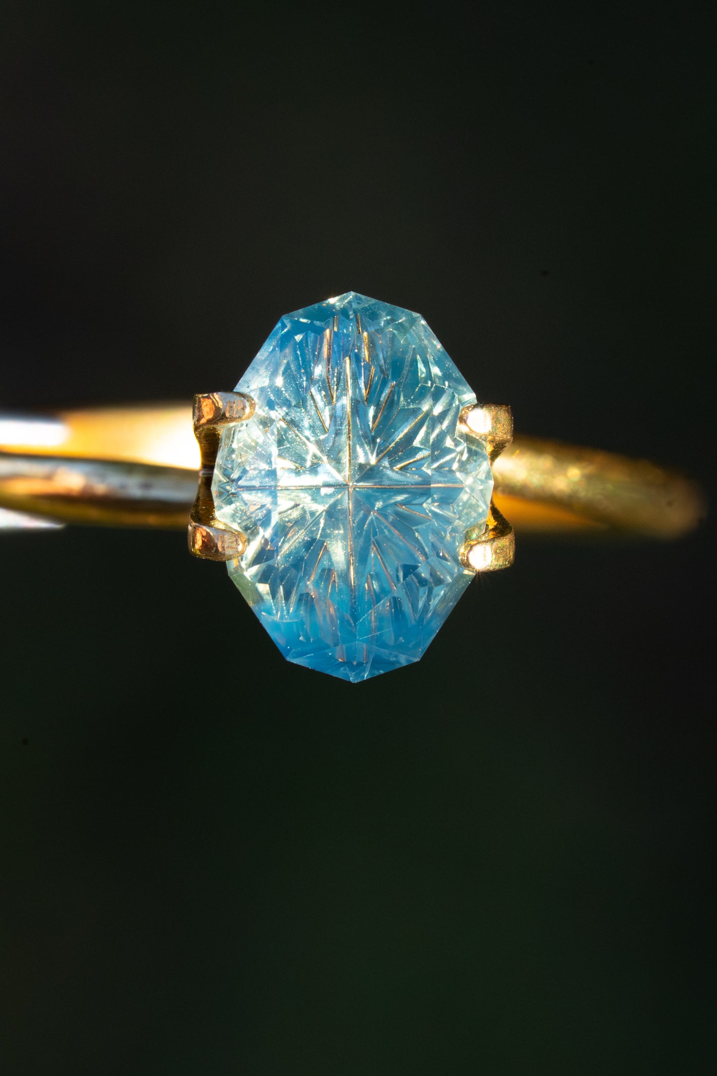 2.54 Carat "Aurora" Fantasy Cut Nigerian Sapphire