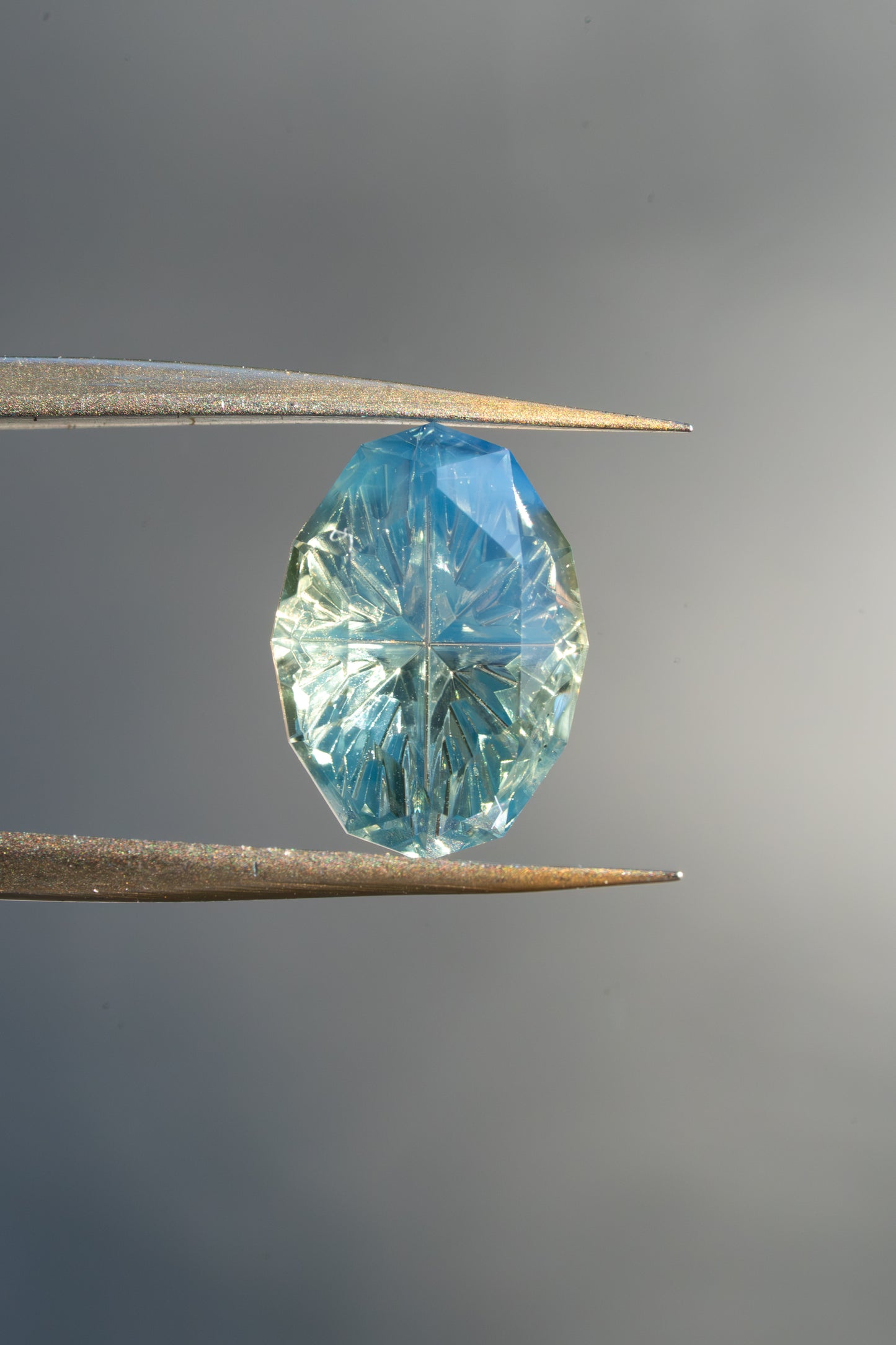 2.54 Carat "Aurora" Fantasy Cut Nigerian Sapphire
