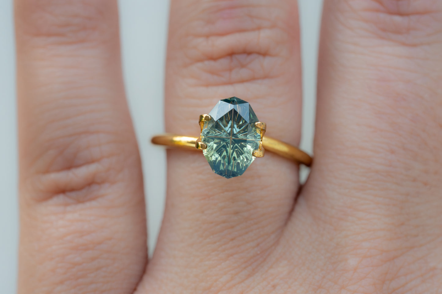 2.54 Carat "Aurora" Fantasy Cut Nigerian Sapphire