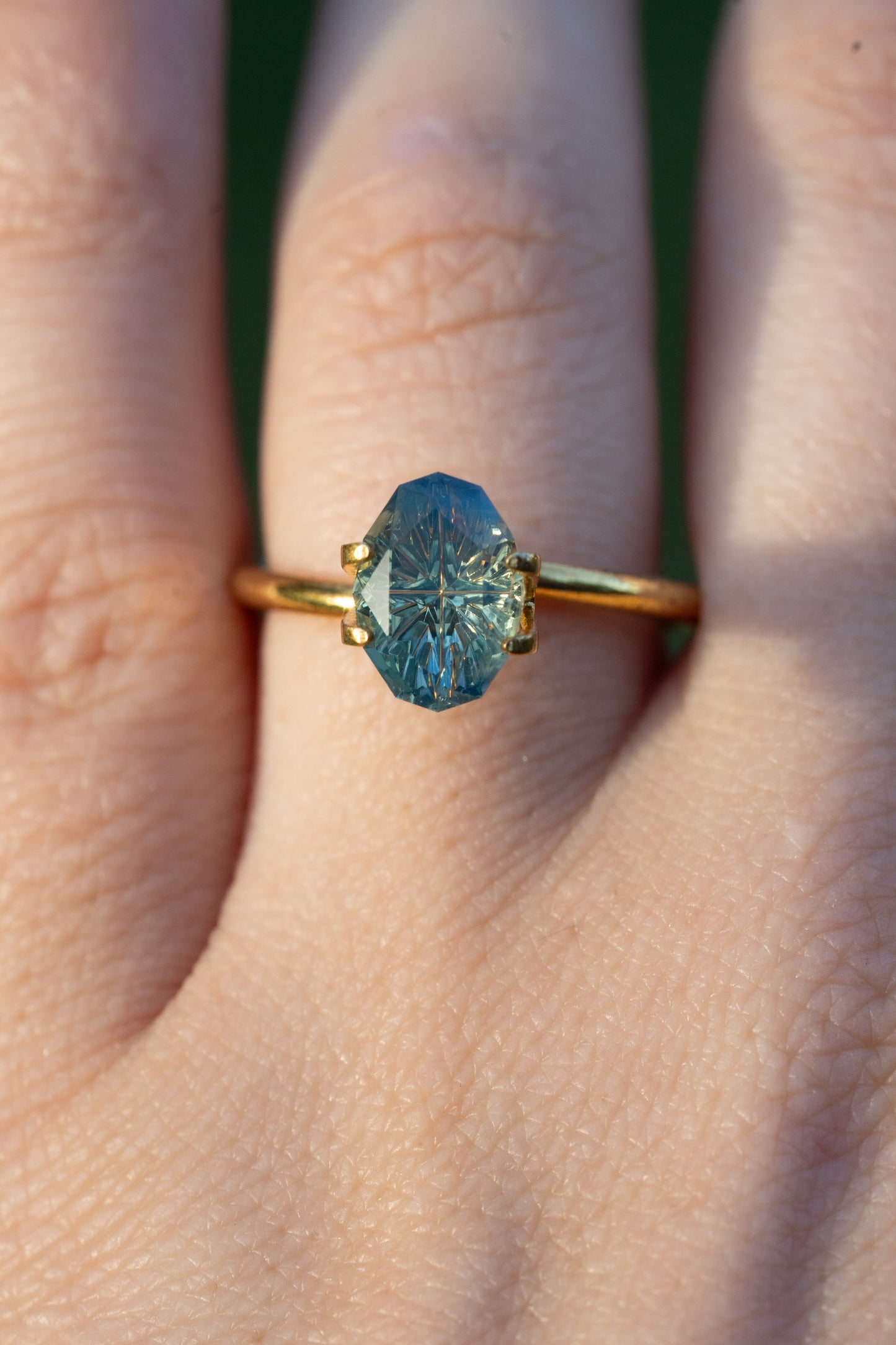 2.54 Carat "Aurora" Fantasy Cut Nigerian Sapphire