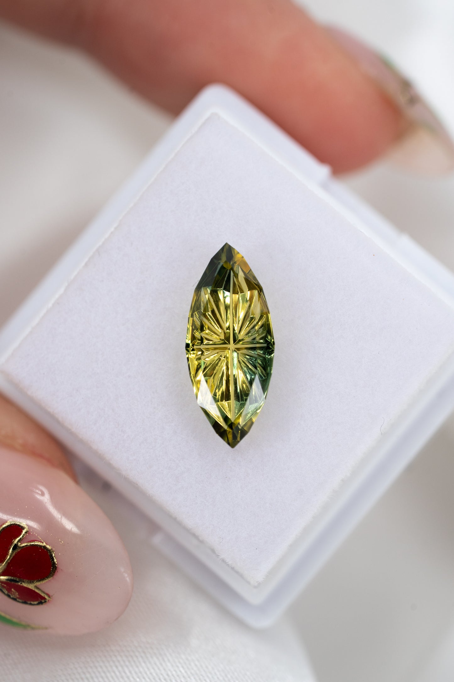 2.5 Carat Parti Yellow Green Nigerian Sapphire