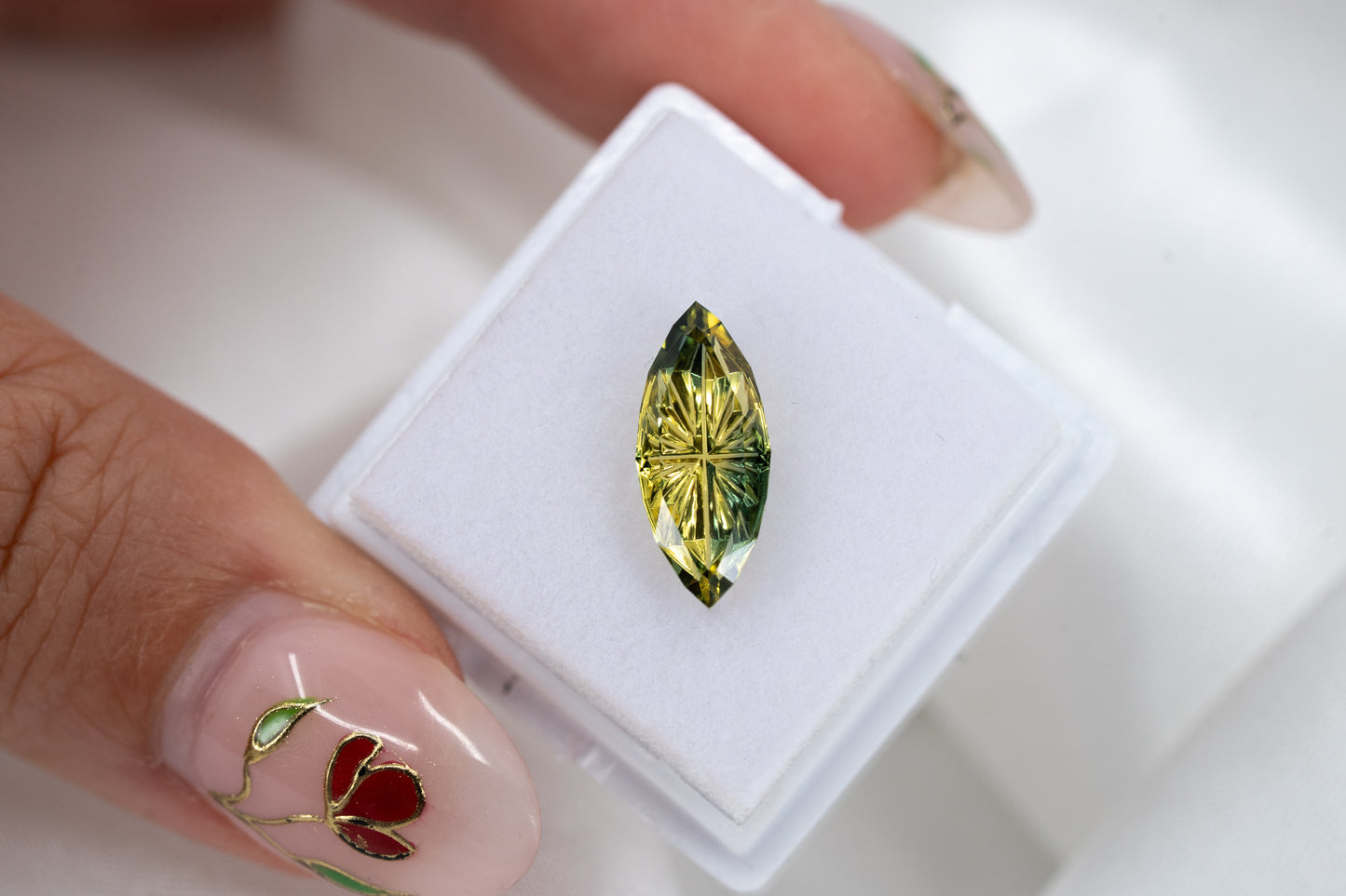 2.5 Carat Parti Yellow Green Nigerian Sapphire