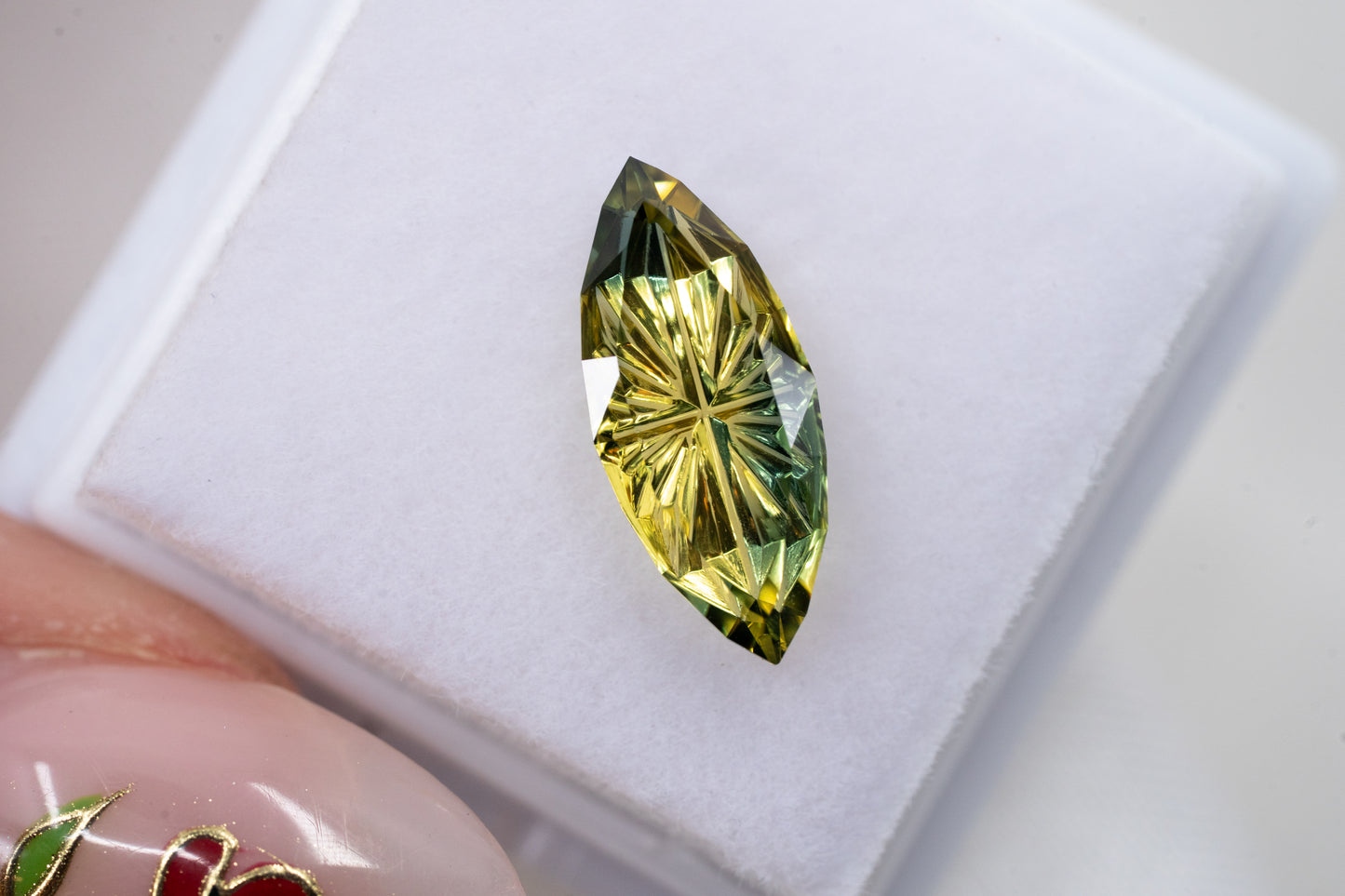 2.5 Carat Parti Yellow Green Nigerian Sapphire