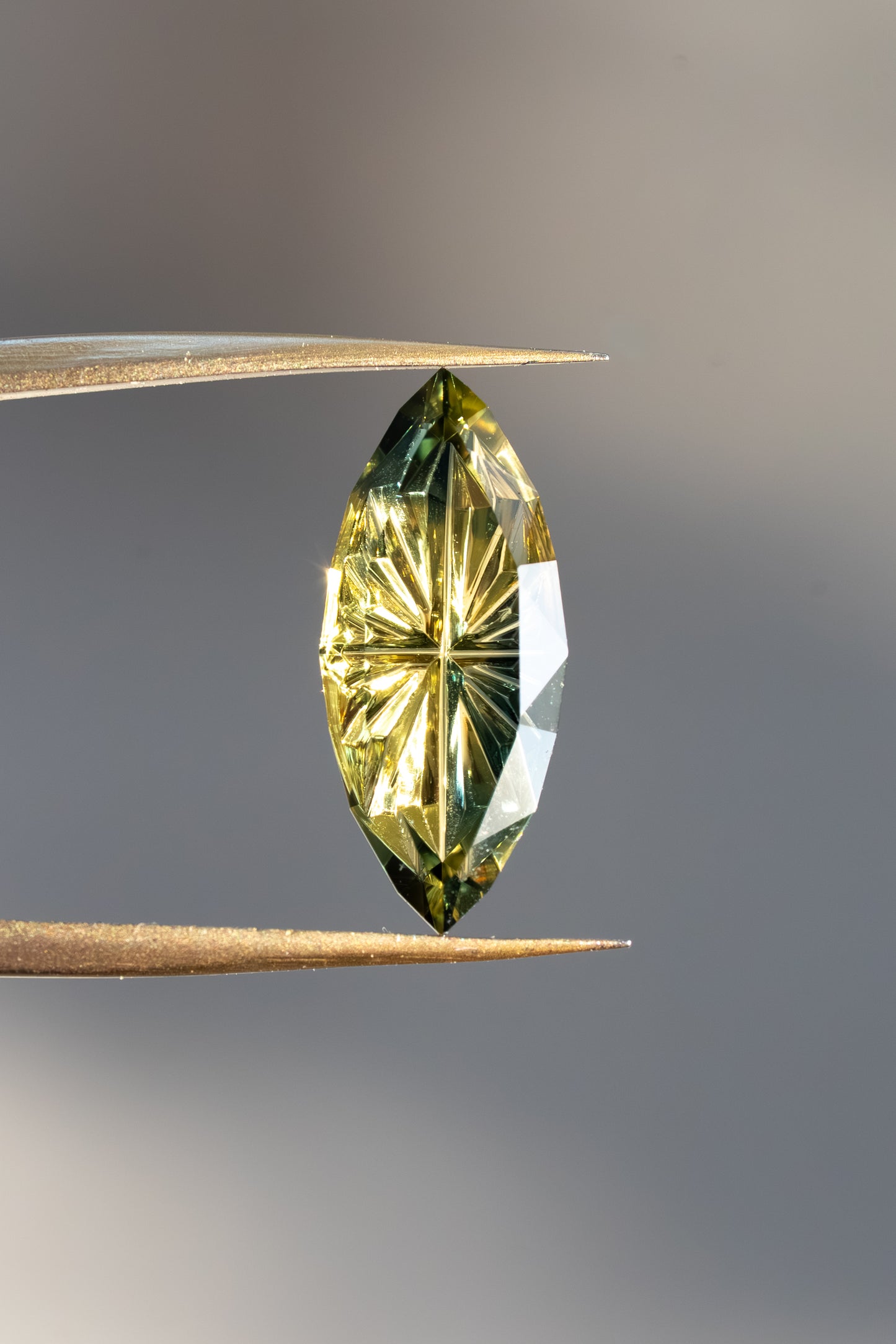 2.5 Carat Parti Yellow Green Nigerian Sapphire