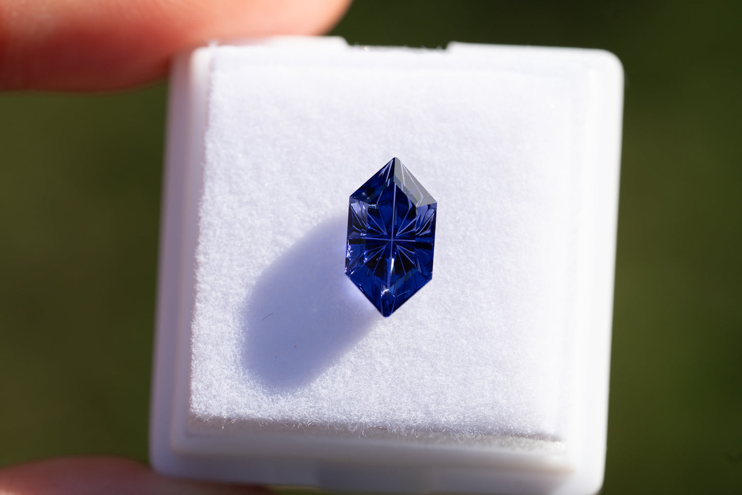 2.00 Carat Dark Blue Lab Sapphire