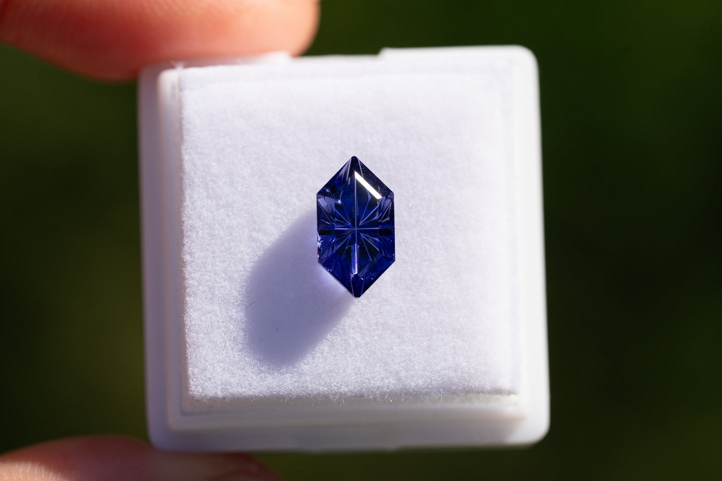 2.00 Carat Dark Blue Lab Sapphire