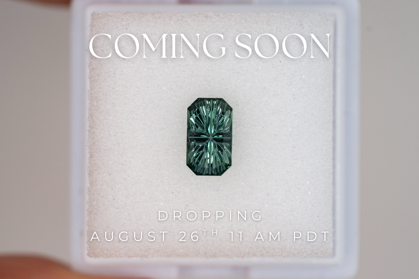 1.14 Carat Unheated Tealy Forest Green Nigerian Sapphire