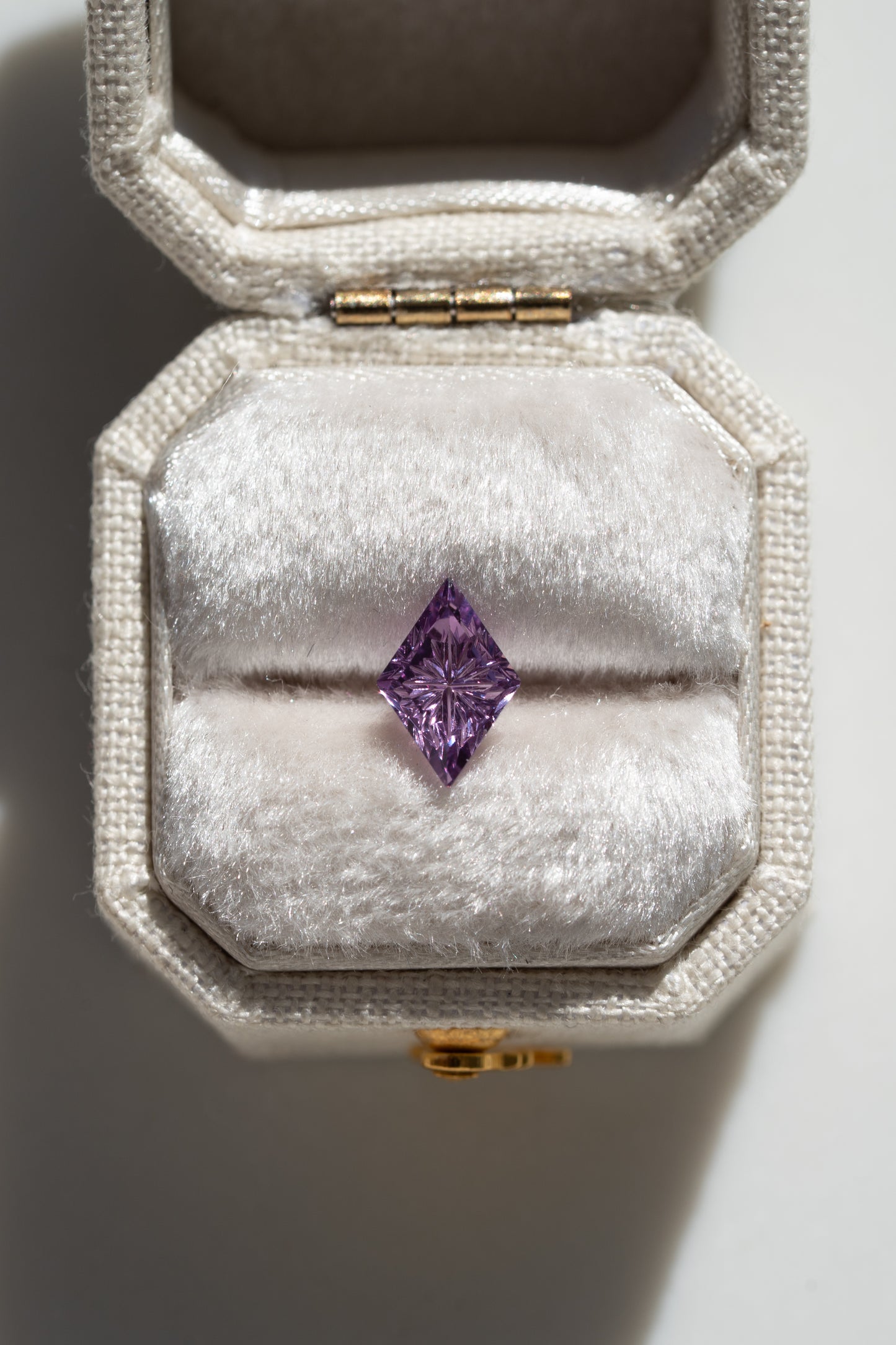 0.80 Carat Magenta Purple Fantasy Cut Madagascar Sapphire