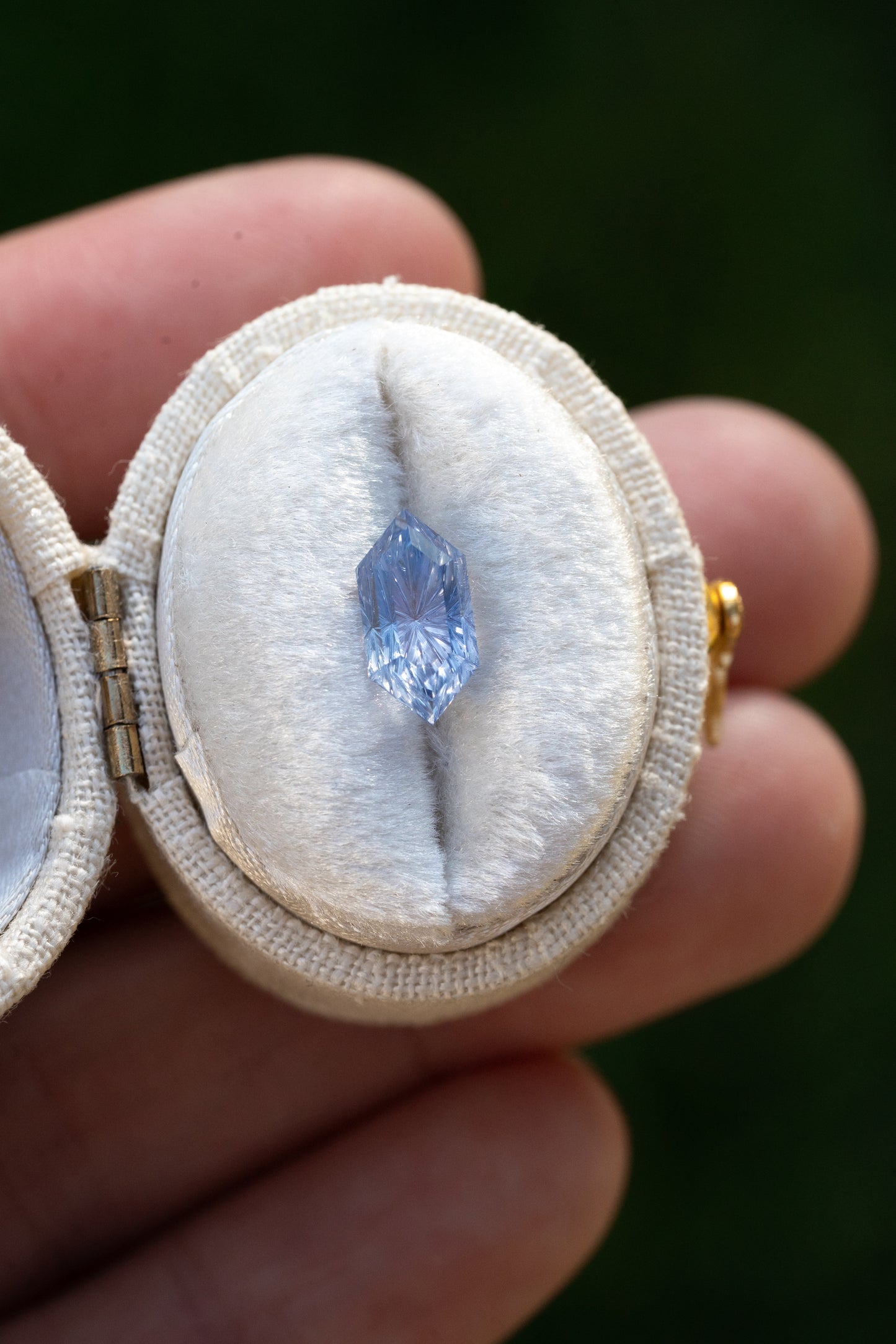 1.89 Carat Periwinkle Fantasy Cut Lab Sapphire