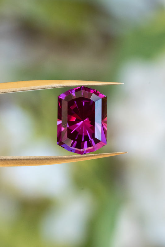 3.7 Carat Fuchsia Lab Sapphire