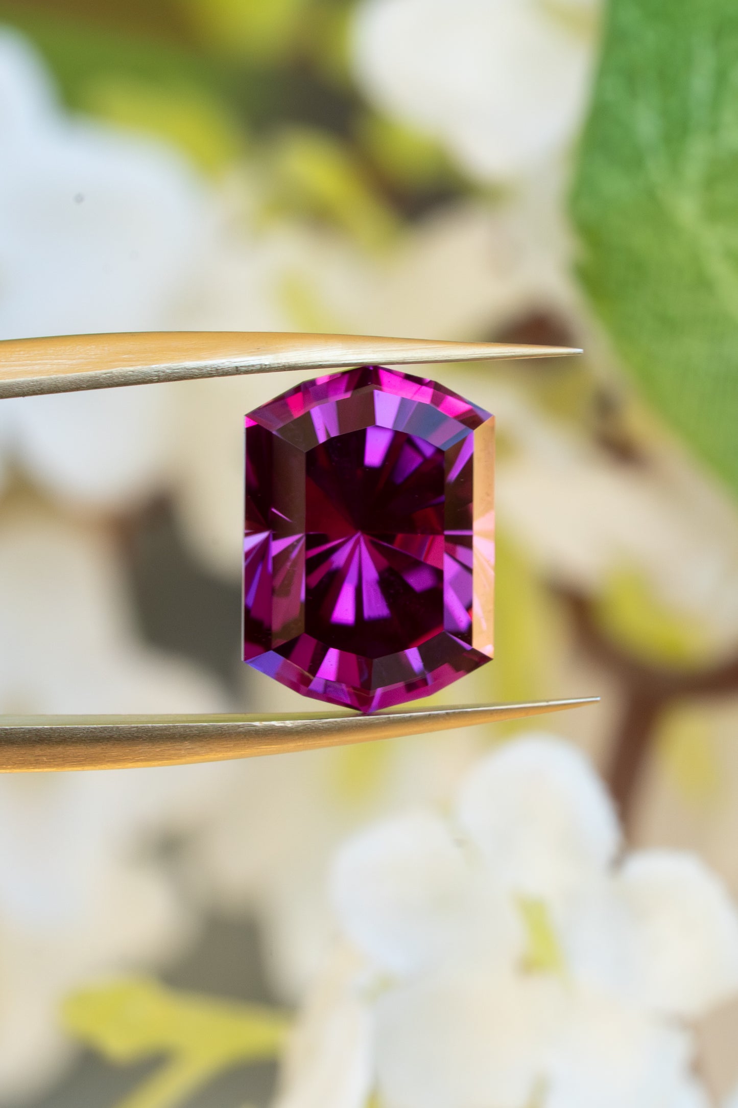 3.7 Carat Fuchsia Lab Sapphire
