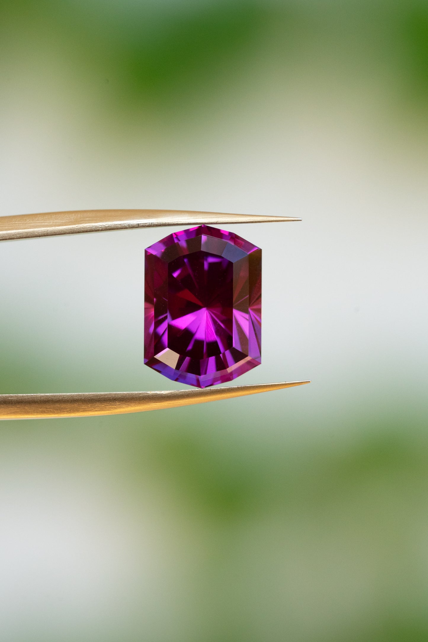 3.7 Carat Fuchsia Lab Sapphire
