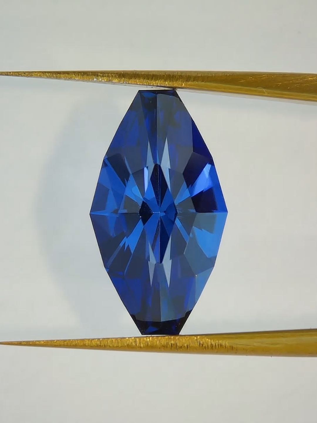 2.88 Carat Medium Blue Lab Sapphire