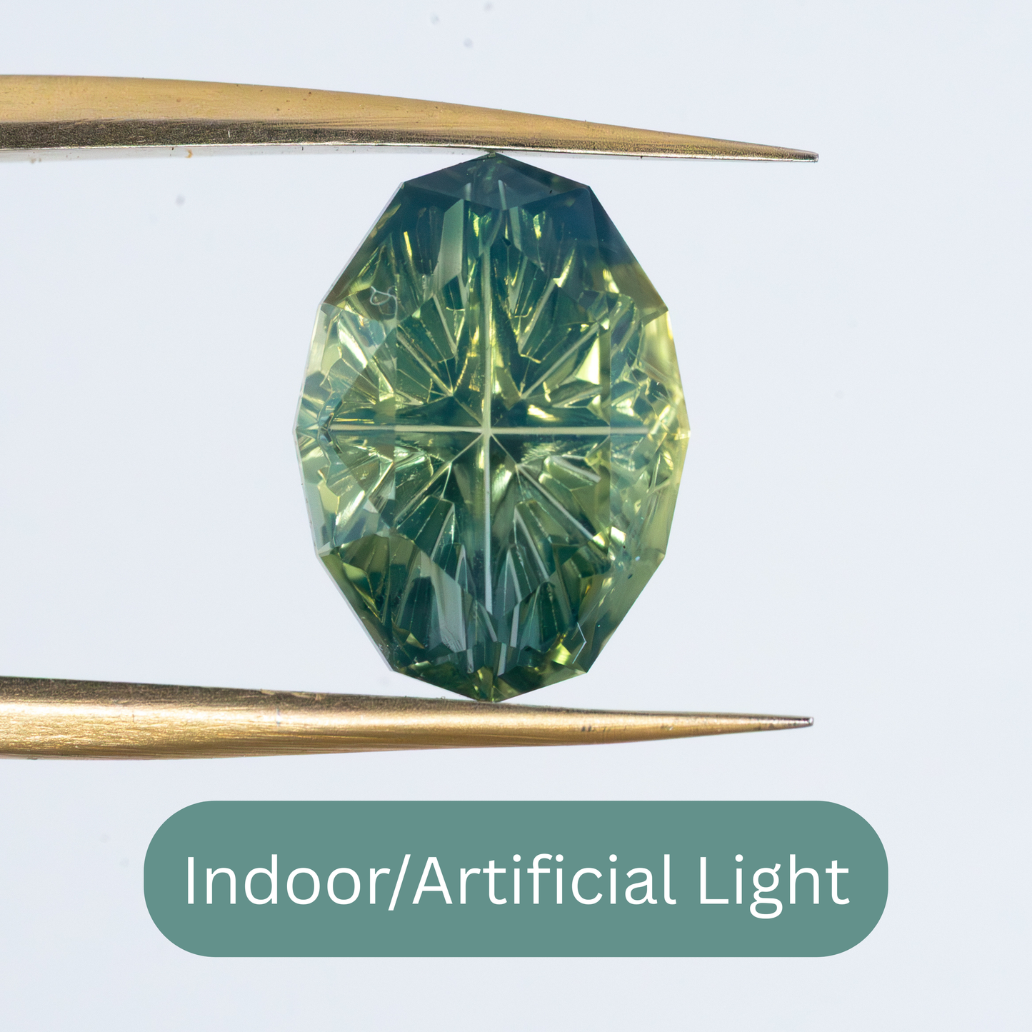 2.54 Carat "Aurora" Fantasy Cut Nigerian Sapphire