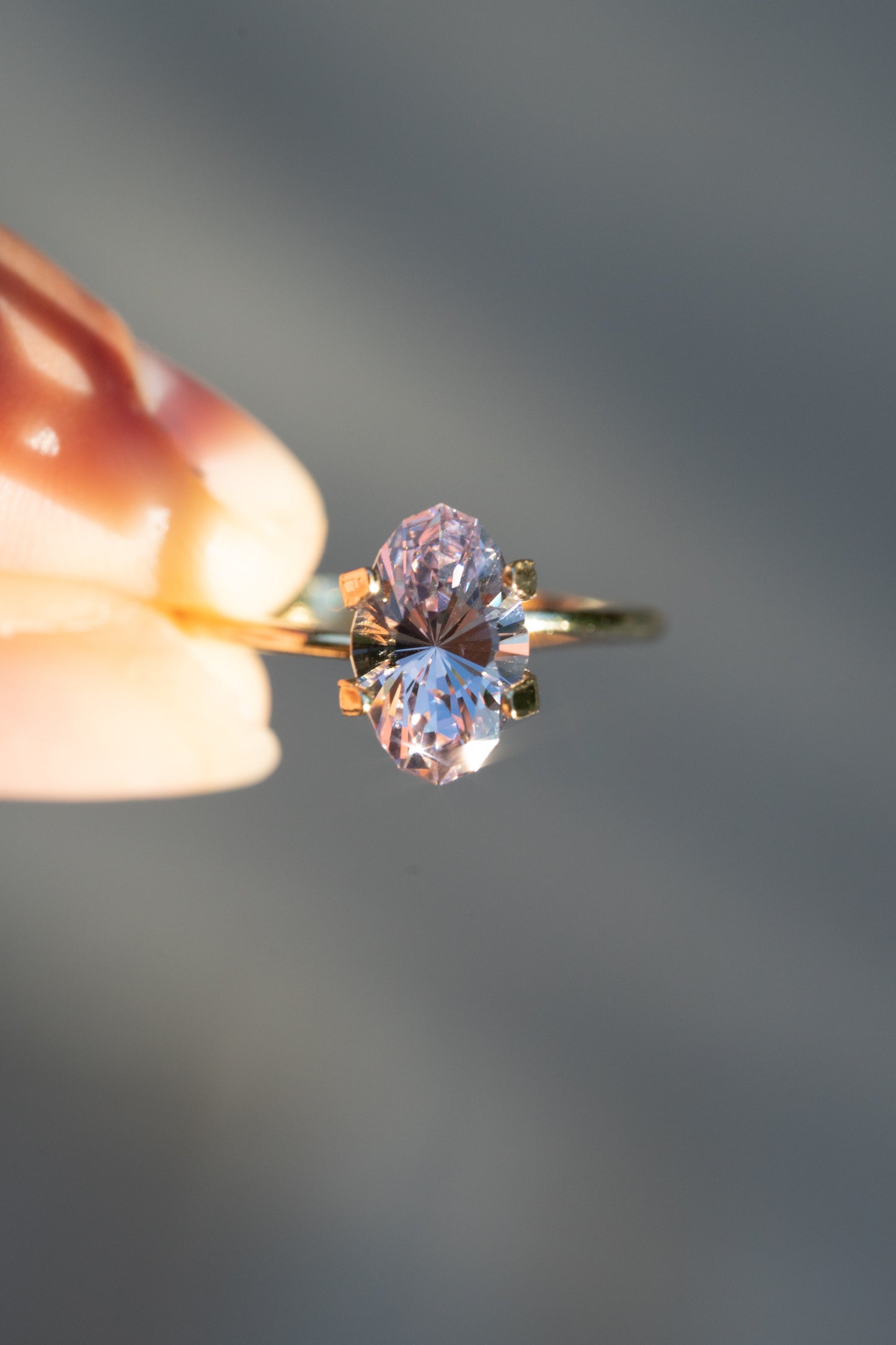 2.83 Carat Pink Lab Garnet