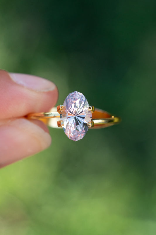 2.83 Carat Pink Lab Garnet