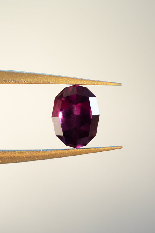 0.60 Carat Plum Burgundy Umba Sapphire