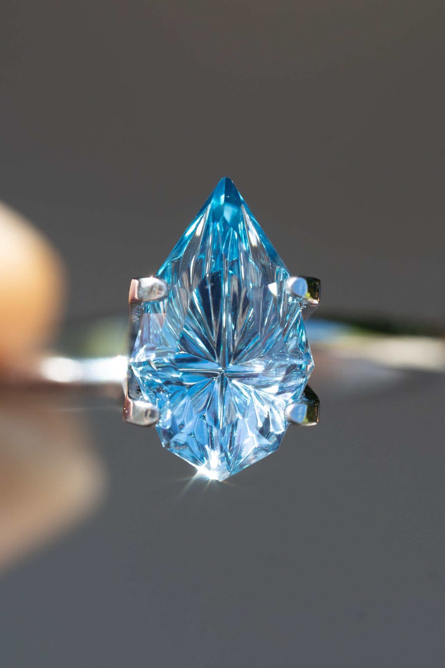 2.76 Carat Vibrant Blue Lab Sapphire